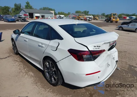 2025 Honda Civic Hybrid Sport/Sport Touring z USA, uszkodzony, nr VIN 2HGFE4F84SH300186